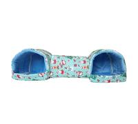 Bunny Tunnel - Letto interattivo lavabile in morbido cotone, comodo nascondiglio per gioco di animali, giocattolo del tubo di tessuto resistente, per criceti cincillà hedgehogs scoiattoli