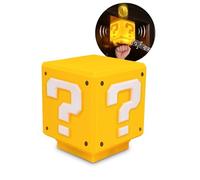 BunnyCare Super Brothers Problem Block - Lampada interattiva con suono classico a moneta, regalo per giocatori e decorazioni per la camera dei bambini