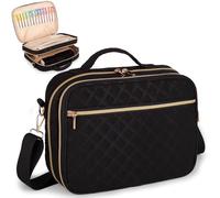 Bunnychill Custodia per Bibbia a 2 scomparti da donna, grande custodia per Bibbia con manici a tracolla, borsa per il trasporto della Bibbia Borsa per le Scritture, Borsa protettiva per la Bibbia con