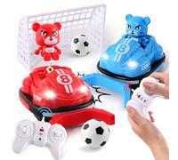 BunnyJOY 2 Pz Collision RC Super Bumper Car, Auto RC con Bambola espulsibile, Giocattoli Interattivi Genitori Bambini