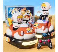 BunnyJOY Macchina Telecomandata Bambina Bambini,Giocattoli Bambina Bambino 5 6 7 8 Anni, Autoscontri Giocattoli, Macchinine Giocattolo Bambini, Regalo, Arancio