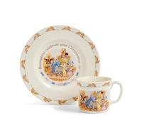 Bunnykins - Set di 2 piatti e tazza per battesimo