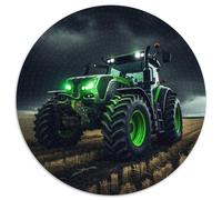 Buntes Traktor-Puzzle 1000 Teile, Karton-Puzzle, Kunstwerk, Dekor, Intelligenzspielzeug für Familien-Drinnenspiele, 1000 Teile (67,5x67,5cm)