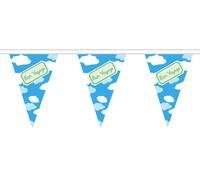 Bunting in poliestere per partire / viaggiare - 20 m con 48 bandiere - Biglie...