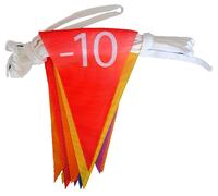 Bunting matematico lungo 10 m con 21 bandiere - MADE IN UK - LAST FIVE