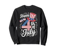 Buon 4 luglio Orgoglio americano degli USA Felpa
