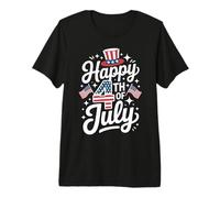 Buon 4 luglio Orgoglio Americano degli USA Maglietta Premium