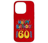 Buon 60° compleanno Abbigliamento Milestone Party Design Custodia per iPhone 14 Pro