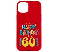 Buon 60° compleanno Abbigliamento Milestone Party Design Custodia per iPhone 15 Plus
