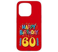 Buon 60° compleanno Abbigliamento Milestone Party Design Custodia per iPhone 15 Pro