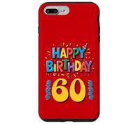 Buon 60° compleanno Abbigliamento Milestone Party Design Custodia per iPhone 7 Plus/8 Plus