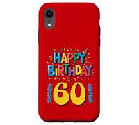 Buon 60° compleanno Abbigliamento Milestone Party Design Custodia per iPhone XR