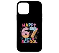 Buon 67° giorno di scuola Cute Ice Cream 100 Days Smarter Kid Custodia per iPhone 12 mini