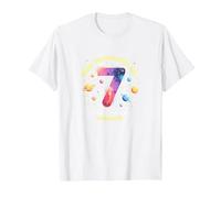 Buon 7° Viaggio Intorno al Sole Regalo di Compleanno Maglietta, Uomo, Bianco, 3XL