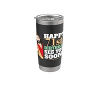 Buon 71° compleanno See You Soon Divertente Gesù Meme Turning 71 Bicchiere termico in acciaio inox doppia parete