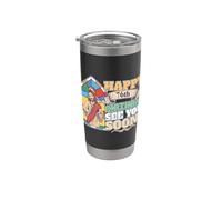 Buon 76 ° compleanno See You Soon Divertente Gesù Meme Turning 76 Bicchiere termico in acciaio inox doppia parete