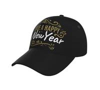 Buon Anno, Cappellino da Baseball da Donna e da Uomo, Cappelli per Le Vacanze di Natale, Cappello Regolabile per Adulti