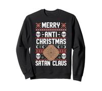 Buon Anti-Natale Satana Claus Abbigliamento Festivo Felpa