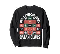 Buon Anti-Natale Satana Claus Abbigliamento Festivo Felpa
