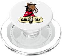 Buon Canada Giorno Divertente Cavallo Canadese Mountie PopSockets PopGrip per MagSafe