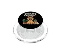 Buon Cane Appassionato Pastore Tedesco Kawaii Cartoon Art PopSockets PopGrip per MagSafe