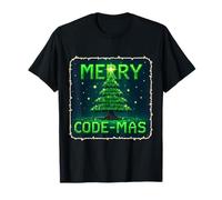 Buon Code-mas Programmatore Natale Coder Ingegnere Informatico Maglietta