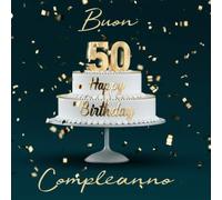Buon Compleanno: 50 Anni - Libro degli ospiti con 110 Pagine
