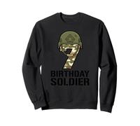 Buon Compleanno 7 Anni Soldato Camo Fun Felpa