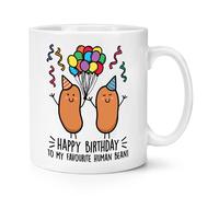 Buon Compleanno Al Mio Umano Preferito Tazza Da 10oz Amico Divertente Collega