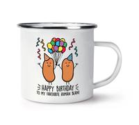 Buon Compleanno Al Mio Umano Preferito Tazza In Smalto Amico Divertente Collega