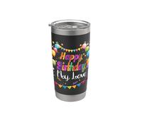 Buon Compleanno amore mio Bicchiere termico in acciaio inox doppia parete