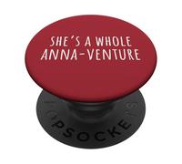 Buon Compleanno Anna - Lei è un'intera Anna-venture PopSockets PopGrip Adesivo