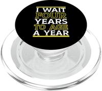 Buon Compleanno Anno bisestile 29 febbraio Giorno bisestile Leapling PopSockets PopGrip per MagSafe