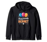 Buon Compleanno Bennet Felpa con Cappuccio