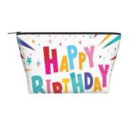 Buon compleanno, Borsa da toilette Borsa per trucco Borsa per cosmetici Borsa da toilette da viaggio portatile