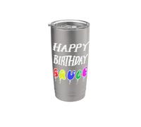 Buon Compleanno Bruce Bicchiere termico in acciaio inox doppia parete