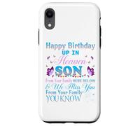 Buon compleanno celeste in paradiso a mio figlio, mi manchi Custodia per iPhone XR