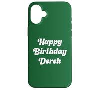 Buon compleanno Derek Custodia per iPhone 16 Plus