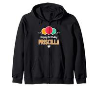 Buon compleanno dicendo Priscilla Felpa con Cappuccio