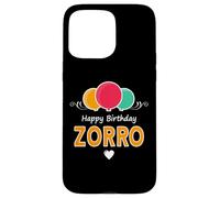 Buon compleanno dicendo Zorro Custodia per iPhone 15 Pro Max