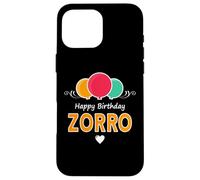 Buon compleanno dicendo Zorro Custodia per iPhone 16 Pro Max