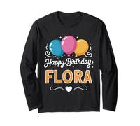 Buon Compleanno Flora Maglia a Manica