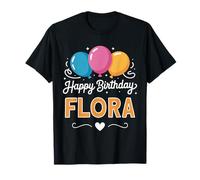 Buon Compleanno Flora Maglietta