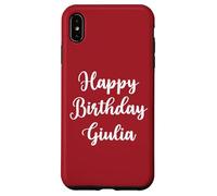 Buon Compleanno Giulia Custodia per iPhone XS Max