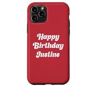 Buon Compleanno Justine Custodia per iPhone 11 Pro