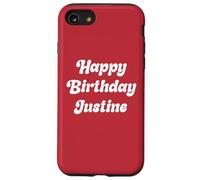 Buon Compleanno Justine Custodia per iPhone SE (2020) / 7 / 8