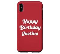 Buon Compleanno Justine Custodia per iPhone XS Max