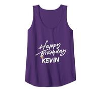 Buon compleanno kevin tees per la festa Canotta