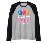 Buon Compleanno Lena Maglia con Maniche Raglan