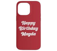 Buon Compleanno Magda Custodia per iPhone 14 Pro Max